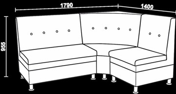 Кухонный угловой диван Нео КМ-05 ДУ в Стерлитамаке - предосмотр 2